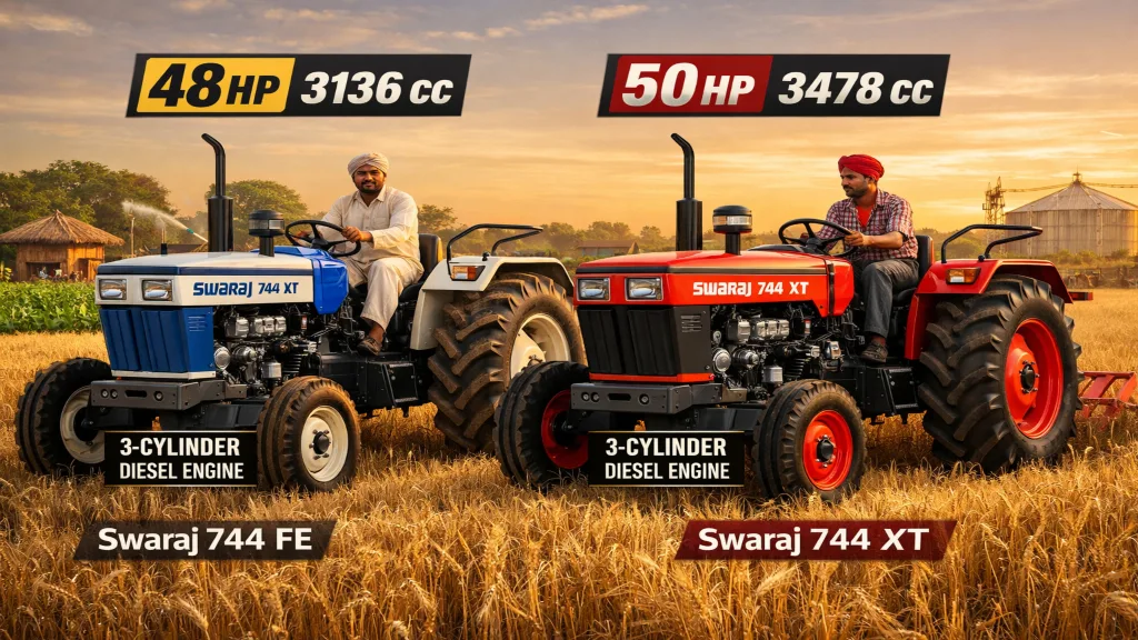 Swaraj 744 FE / XT tractor 2026